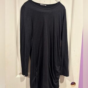Black tight fitting dress